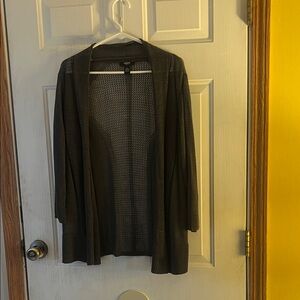 Alfani Gray Women's Cardigan Sweater